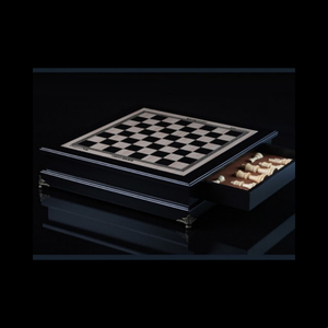 Set di <span class=keywords><strong>Scacchi</strong></span> di Lusso in Confezione Regalo, Pezzi in Legno, Scacchiera con Cassetto, Dimensioni Grandi <span class=keywords><strong>3</strong></span> Pollici, Set da Gioco per Arredamento Casa - Product Image 3