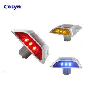 Csyn वर्ग फुटपाथ मार्कर 6 नेतृत्व पीला नीला नीला हरा सफेद परावर्तक प्रकाश प्रतिबिंबित सौर यातायात सड़क स्टड - Product Image 1