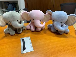 Bé Hoạt Hình Con Voi Nhồi Bông Động Vật Màu Xám Sang Trọng Voi Mềm Đồ Chơi Trước Khi Đi Ngủ Bản Gốc Voi Mềm Đồ Chơi Sang Trọng - Product Image 2