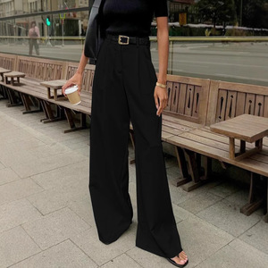 Nuovi Arrivi 2026: <span class=keywords><strong>Pantaloni</strong></span> <span class=keywords><strong>Lunghi</strong></span> e Larghi alla Moda per Signore, <span class=keywords><strong>Pantaloni</strong></span> Formali <span class=keywords><strong>Bianchi</strong></span> a Gamba Larga - Product Image 3