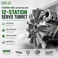 Torno CNC TCK50A con Estructura de Bancada Inclinada, Torreta Servo, Alta Rigidez y Precisión para Componentes Mecánicos