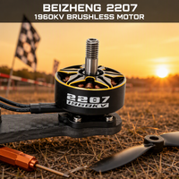 Moteur Brushless FPV Beizheng 2207 1960KV 6S LiPo à dissipation thermique creuse, axe M5 pour drone quadricoptère freestyle 5 pouces