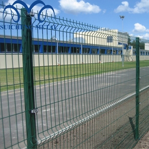 Clôture en treillis métallique pour le jardin Petit garde-corps en <span class=keywords><strong>fer</strong></span> soudé rouge Grilles de coins Service de modélisation 3D inclus - Product Image 5