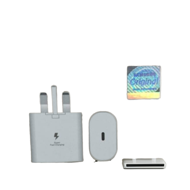 25W Super Fast USB-C PD Charger Travel Adapter with 3A Cable ABS Type-C Power Supply 5V/3A Output
