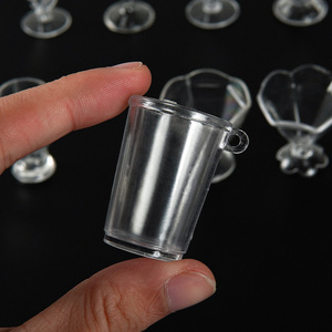 8-piece miniature DIY food toy cup accessory set, made of butter glue, for making realistic food <b>crafts</b> and materials. - Product Image 4