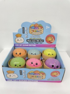 Boules anti-stress lumineuses en forme de Bao Bun et Dumpling, scintillantes dans le noir, pour Halloween, jouet sensoriel souple et compressible, expédiées depuis notre entrepôt aux États-Unis - Product Image 4