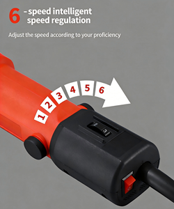 Tondeuse à laine électrique réglable à 6 vitesses, <span class=keywords><strong>ciseaux</strong></span> en acier au carbone, vitesse variable, prise secteur, poignée ambidextre, multifonctionnelle <span class=keywords><strong>pour</strong></span> moutons - Product Image 4