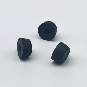 Piezas de goma de silicona personalizadas de muestra, piezas de goma moldeadas, piezas de goma, almohadillas de pie redondas