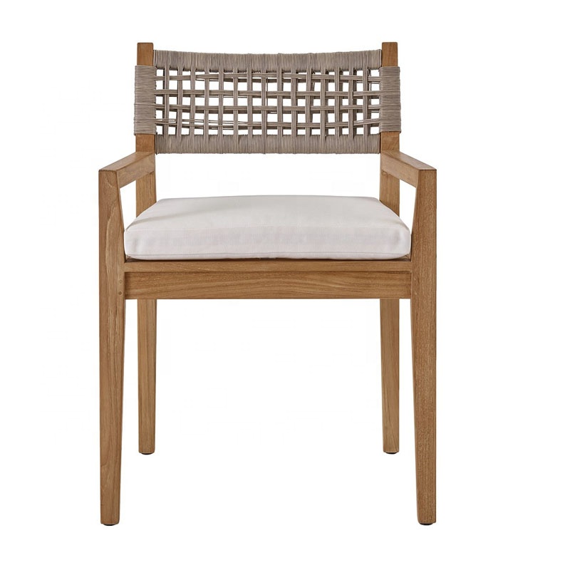 New arrival outdoor furniture solid wood patio garden dining set
