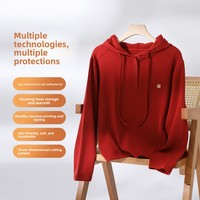 Sweat à capuche doublé en viscose pour femme, manches longues, automne/hiver, en molleton allemand, sous-couche thermique