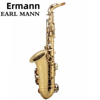 Elman Alto Drop E Saxophone Brass Instrument Antique Copper Finish Beginner Performance -8100