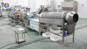 Công Nghiệp Rửa Rau Dây Chuyền Sản Xuất Màu Xanh Lá Cây Đậu End Cắt Rửa Và Làm Khô Không Khí Máy - Product Image 2