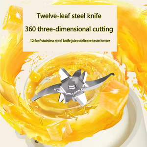 Licuadora Portátil al por Mayor de 400ML, Mini Licuadora USB Recargable con 6 Cuchillas, Procesador de Frutas para Smoothies, Máquina Inalámbrica para el Hogar y el Coche - Product Image 5