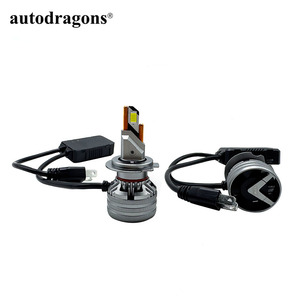 หลอดไฟหน้ารถยนต์ Autodragons 140w 36000 ลูเมน H7 LED Canbus พร้อมพัดลมระบายความร้อน สำหรับไฟสูงและไฟต่ำ - Product Image 2