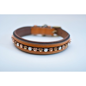 Adjustable Leather Dog <b>Collar</b> with Metal Buckle Durable Pet <b>Collar</b> for Small and Medium Dogs - Product Image 1