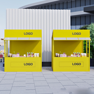 Outdoor Market Stall Display Stand Metal <b>Cart</b> Booths Ground-Level Tables Movable Activity Tents Cultural Utility <b>Cart</b> - Product Image 3