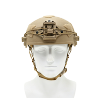 Casque tactique Wendy High Cut S-XL en PE et Aramide, options légères avec rails de fixation avant et panneaux auto-agrippants