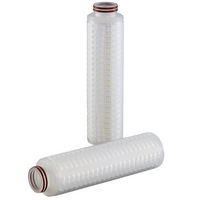Filtre à membrane en nylon 6,6 de qualité stérile 0,1 micron 10 pouces 20 pouces pour la filtration d'encre