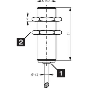 Capteur de proximité DCC18M08BNSLK - Product Image 2