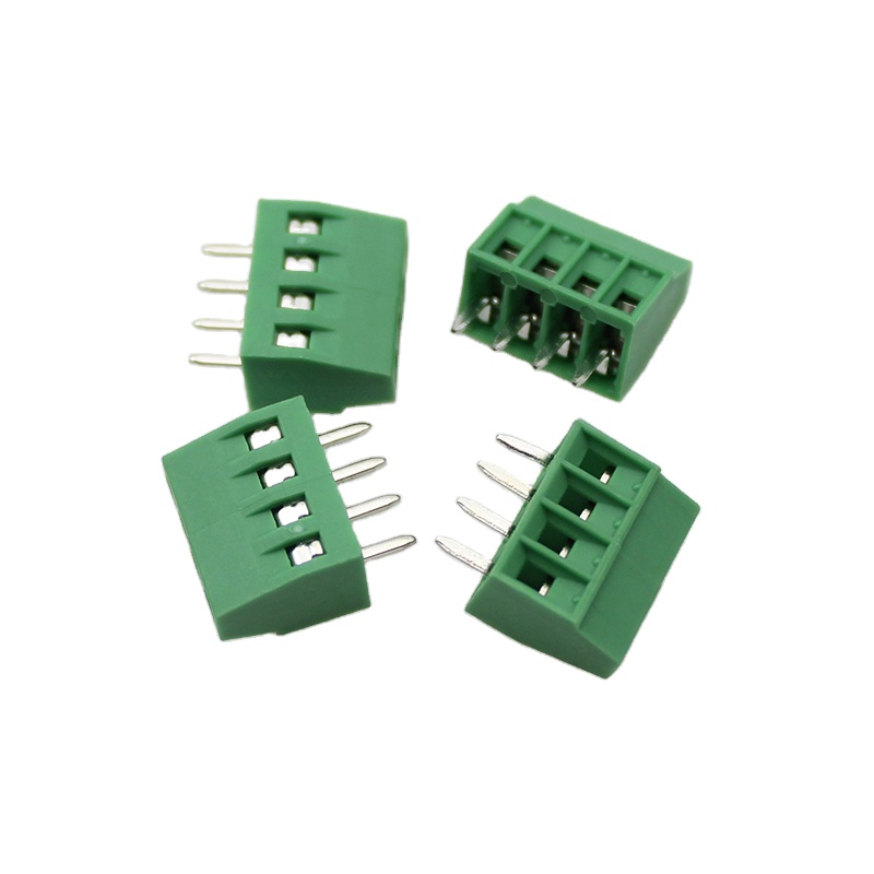 Wire Connectors & 10PCS KF128 2.54mm 0.1nm PCB Mount Screw Terminal Block Connector 2P-8P Terminal Blocks