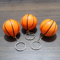 Offre Spéciale – Mini Ballon de Sport en PU à Rebond Lent – Porte-clés Anti-stress (Basket, Football, Baseball) pour Décoration