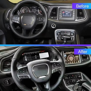 พร้อม Carplay สำหรับ Dodge Challenger จอแสดงผลดิจิตอล LCD ขนาด 12.3 นิ้ว เหมาะสำหรับรุ่นปี 2012-2018 อะไหล่ตกแต่งรถยนต์ - Product Image 5