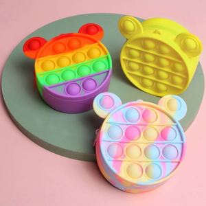 Juguete Educativo de Silicona y Plástico PU con Burbujas Pop Push, Diseño Simple y Colorido, Regalo Personalizado, Brillo Nocturno, Tie Dye - Product Image 3