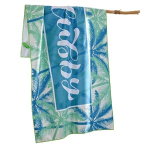 Serviette de bain double face en polaire à séchage rapide, grande taille 80*160, universelle, absorbante, <span class=keywords><strong>avec</strong></span> boucle élastique, imprimée, pour la plage, été - Product Image 5