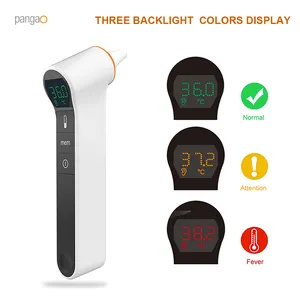 Thermomètre de suivi de température d'alarme de fièvre d'oreille de front sans contact de bébé infrarouge cliniquement numérique