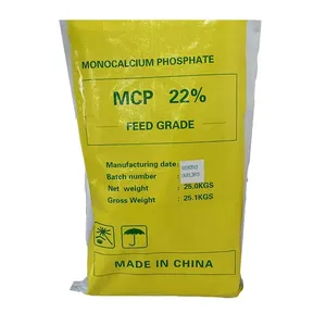 Thúc đẩy tăng trưởng cho thức ăn gia cầm động vật monocalcium Phosphate mcp 22% phút trắng dạng hạt CAS 7758