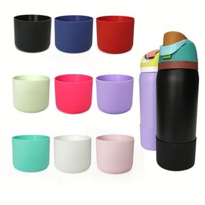 Manchon de protection antidérapant et antichoc en silicone pour le fond des bouteilles d'eau Aquaflask et Owala de 24/32/40 oz - Product Image 1
