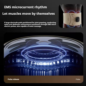 <span class=keywords><strong>Ceinture</strong></span> de massage lombaire légère, portable et rechargeable, avec vibrations thermiques pour amincir le ventre - Product Image 6