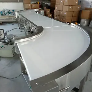 Customized Curve Slider Bed Conveyors Premium Quality Belt Conveyor