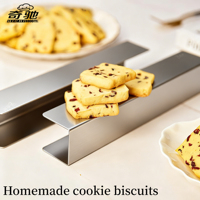 Moule à biscuits en acier inoxydable 304, en forme de U, antiadhésif, pour biscuits aux canneberges, outil de pâtisserie commercial