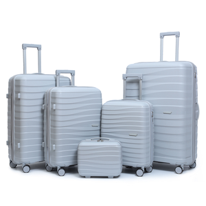 Sample OEM/ODM Discount Factory Price High Quality Large Capacity PP Hard Shell Mute <b>Wheel</b> Luxury Luggage Sets - Product Image 1