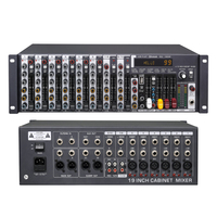 Mélangeur audio numérique professionnel de haute qualité, avec amplificateur, BT, fonction USB, 2 BUS, new