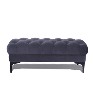 Wholesale Home Furniture Living Room Ottoman Bench Modern Fabric Velvet <strong>Bed</strong> <strong>End</strong> <strong>Stools</strong> - Product Image 1