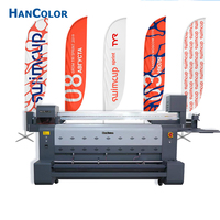 Imprimante à sublimation textile directe Hancolor 1600 mm à quatre têtes I3200 pour l'impression de drapeaux