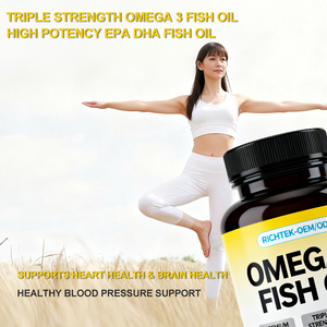 ハラール工場製 オメガ<span class=keywords><strong>3</strong></span>魚油カプセル 高DHA/EPA 80-10TG 1000mg 液体深海魚油 - Product Image 5