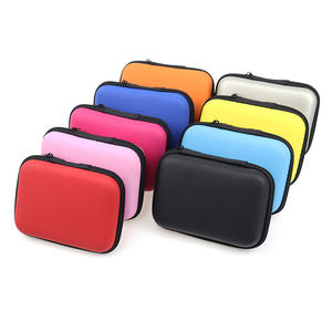Multifunctional Orange Waterproof EVA Travel <strong>Bag</strong> for Data Cable Earphone Case <strong>Hard</strong> Disc Coin Purse - Product Image 1