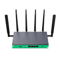 Router CPE 5G Desbloqueado, Wifi6 para Hogar y Oficina, Huastlink HC851, Antena Externa, Wifi 6 en Versión Global TTL, Módem, VLAN, Router 5G