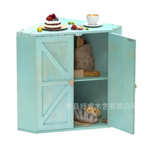 Boîte à pain en bois Yu Rui à 2 niveaux, anti-poussière, armoire de rangement de cuisine pour produits alimentaires - Product Image 5