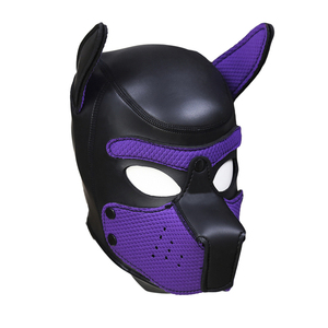 10 couleurs sexe Cosplay jeu de rôle amusant <span class=keywords><strong>chien</strong></span> couvre-chef néoprène chiot capuche - Product Image 5