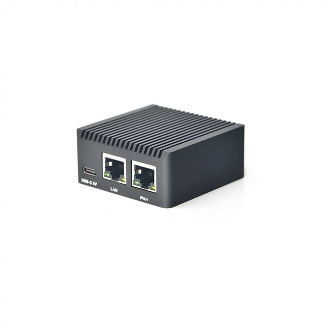 NanoPi R2S Oficial metal shell OpenWrt system RK3328 mini router dual gigabit port 1GB of large memory