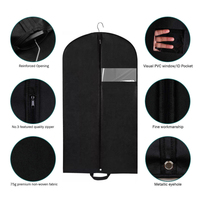 Housse de costume pliable Xincai pour homme en tissu non tissé, sac de voyage avec fermeture éclair, logo personnalisable, housse anti-poussière élégante pour vêtements