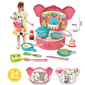 Sac à bandoulière tête d'éléphant pas cher, série de jeux d'imitation préscolaire, mini-ensembles de cuisine pour enfants, pour garçons et filles - Product Image 2