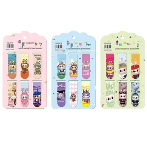 Marque-page magnétique double face créatif et mignon, porte-page magnétique pour étudiant, papeterie exquise, fabriqué en Chine - Product Image 5