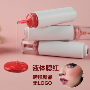 Liquid <b>Blush</b> 15ml High Pigment Matte Finish Customizable Ingredients OEM No Logo - Product Image 1