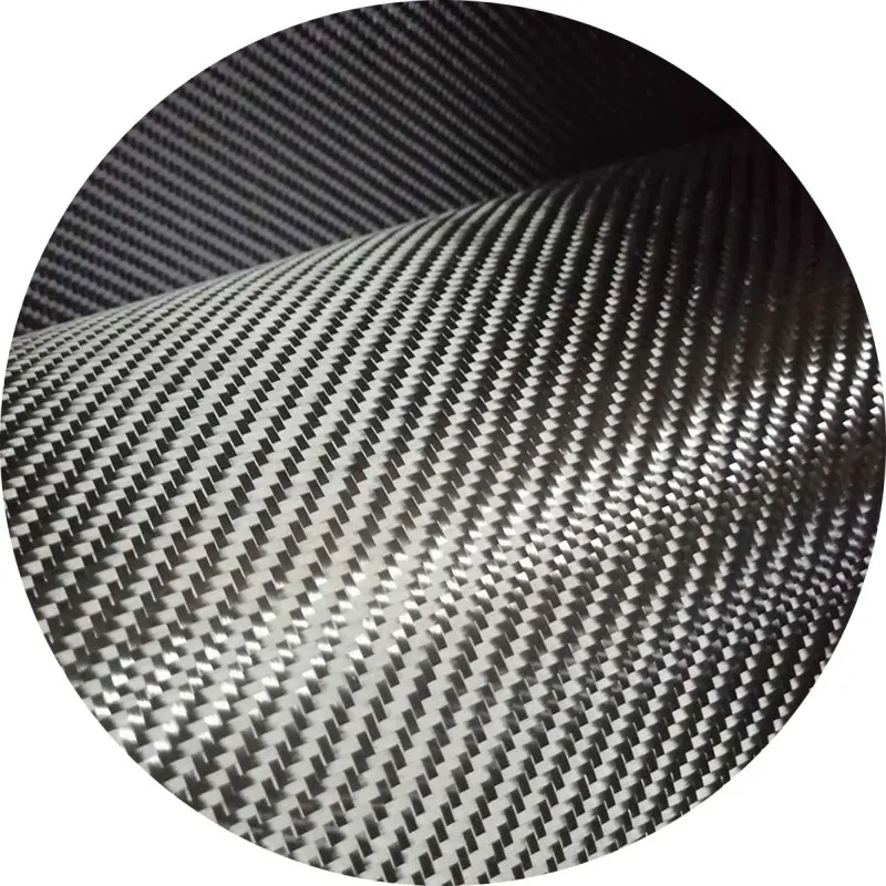 Фабричные рулоны ткани из углеродного волокна с саржевым переплетением 3k, цветная ткань из углеродного волокна