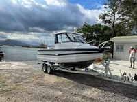 Bateau de pêche en Aluminium, 6m, 20 pieds, moteur, cabine, cruiser, yacht, sport, à vendre